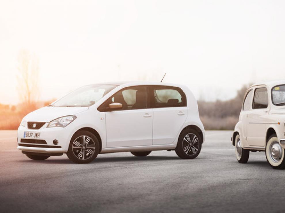 Los Seat Mii y 600, cara a cara, en un test con una diferencia de edad considerable.