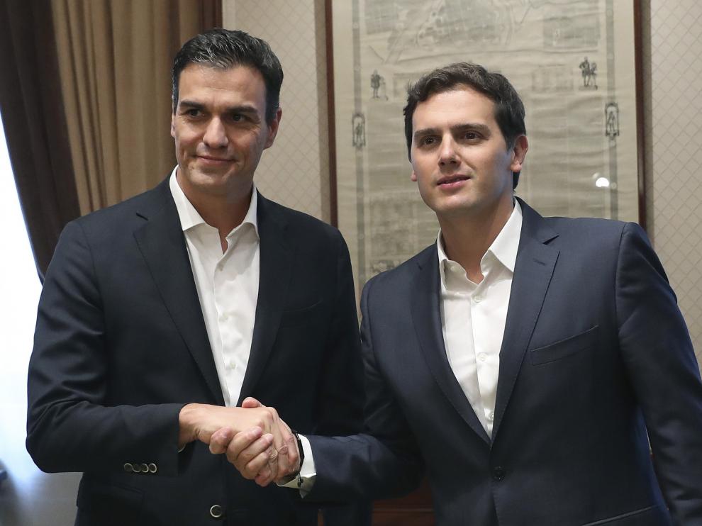 Sánchez y Rivera, en los momentos previos a un encuentro reciente.