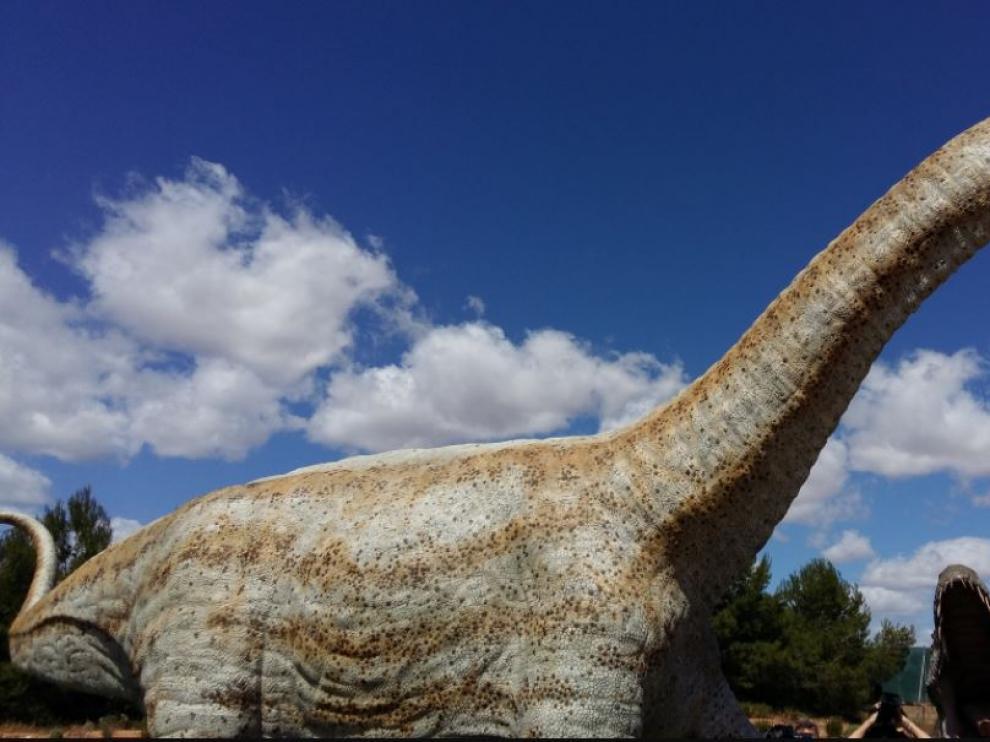 El nuevo Aragosaurus, en Dinópolis