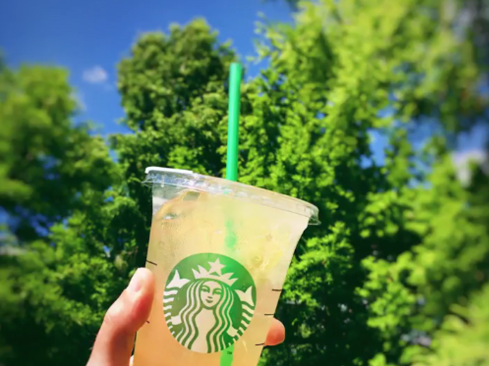 Campaña de verano de Starbucks en Reino Unido.