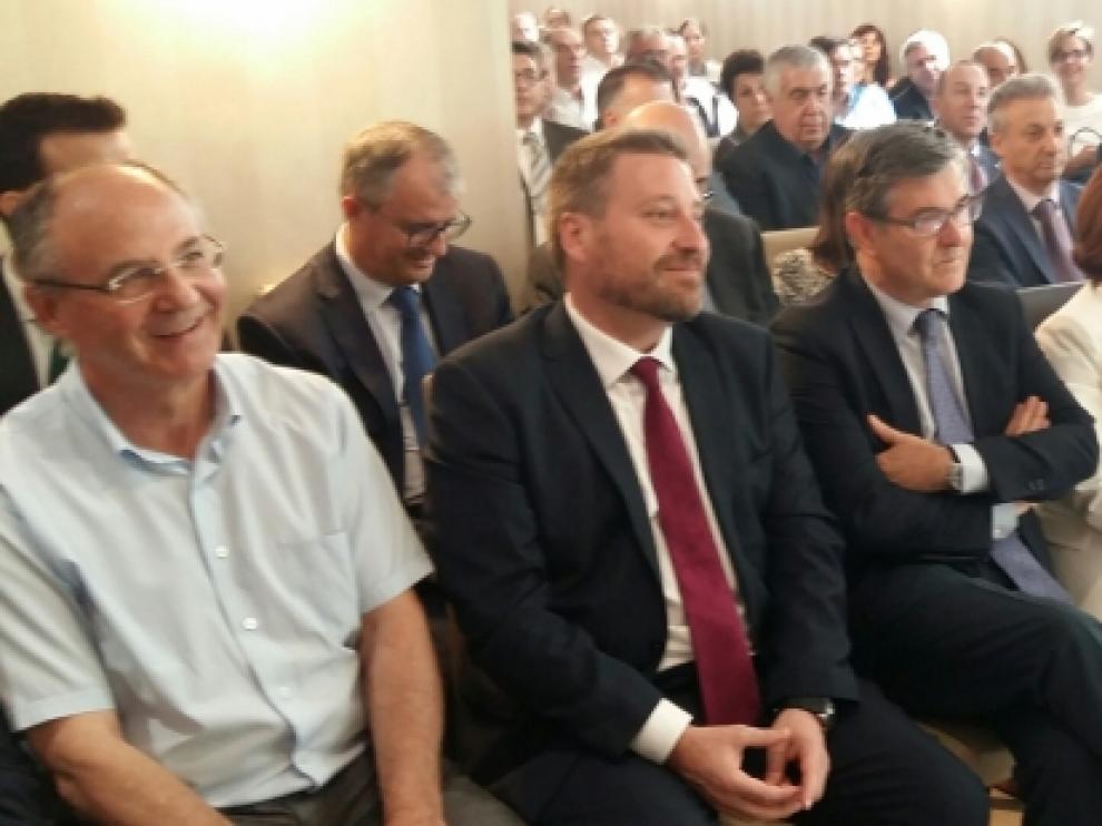 Presentación del documento 'Aportaciones de la Coordinadora ciudadana Teruel existe al trazado ferroviario del corredor Cantábrico-Mediterráneo en el tramo Zaragoza-Teruel-Sagunto'.