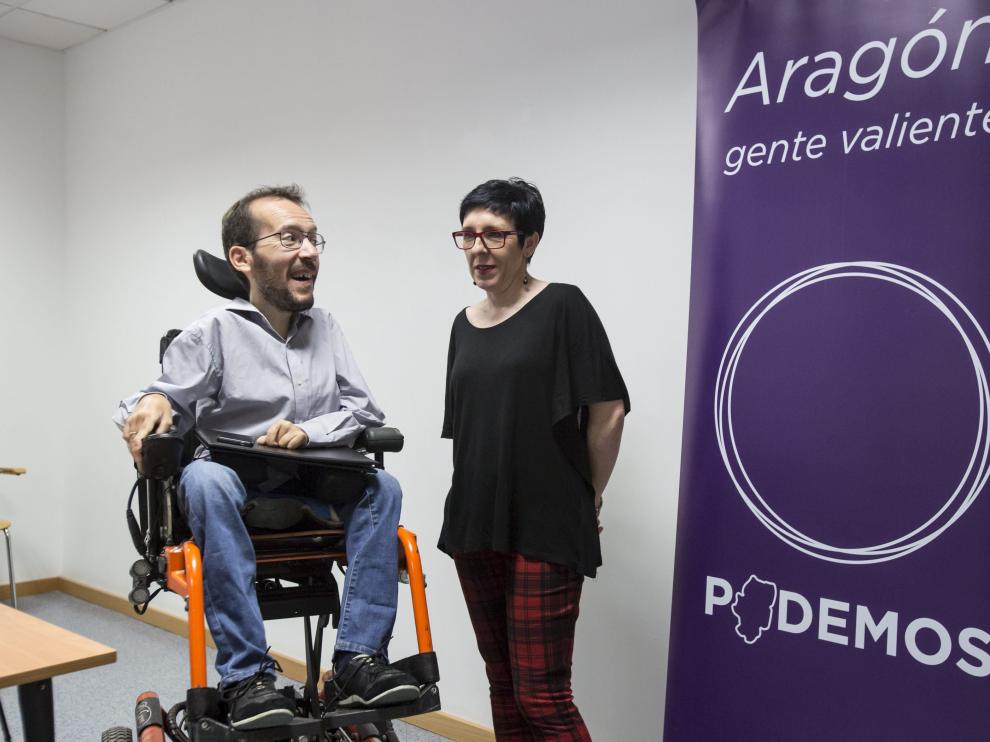 Podemos Aragón exige que no se den retrasos presupuestarios.