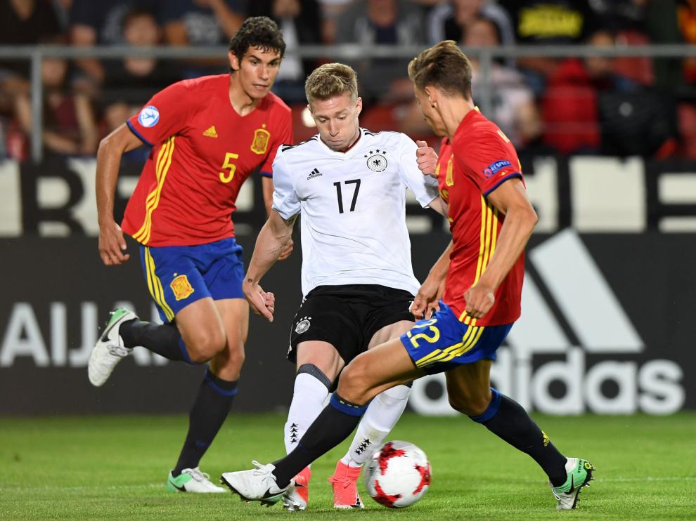 Vallejo, en la final con Alemania.