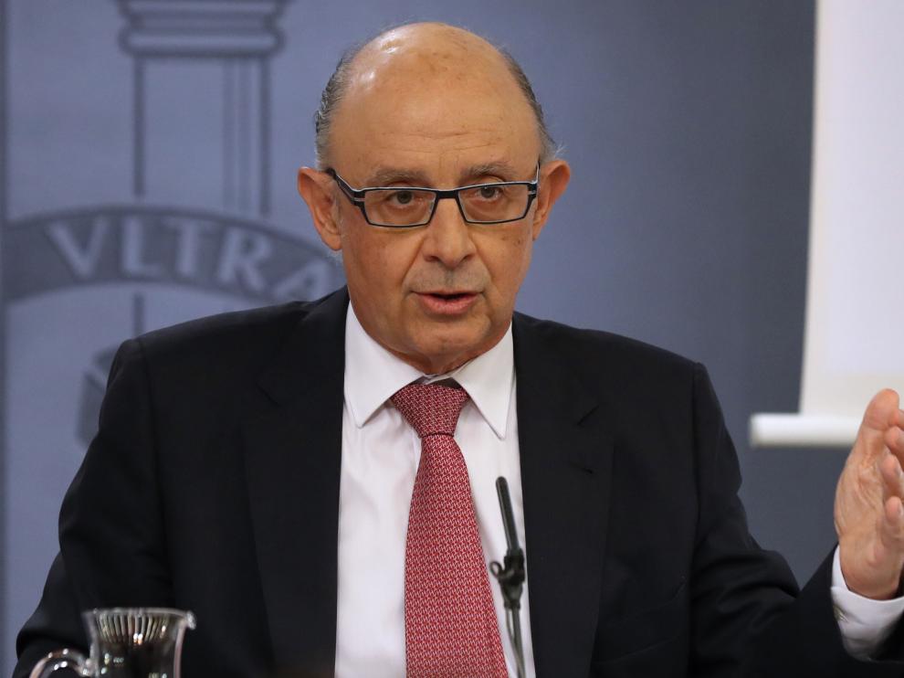 El ministro de Hacienda, Cristóbal Montoro, en una imagen de archivo.