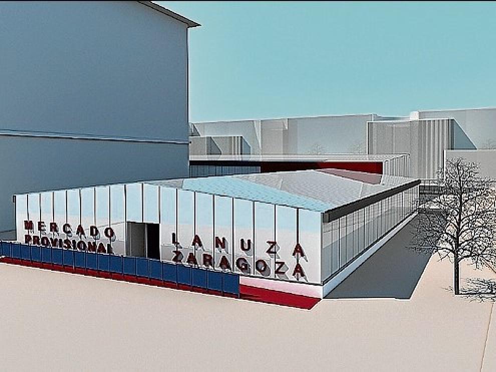Recreación de la zona de San Juan de los Panetes.