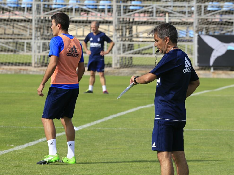 Primer entrenamiento de la pretemporada del Real Zaragoza