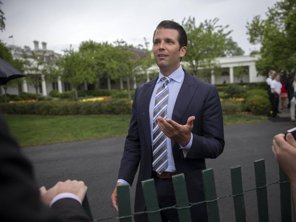 Donald Trump Jr., el hijo mayor del presidente de Estados Unidos, en una imagen del pasado abril.