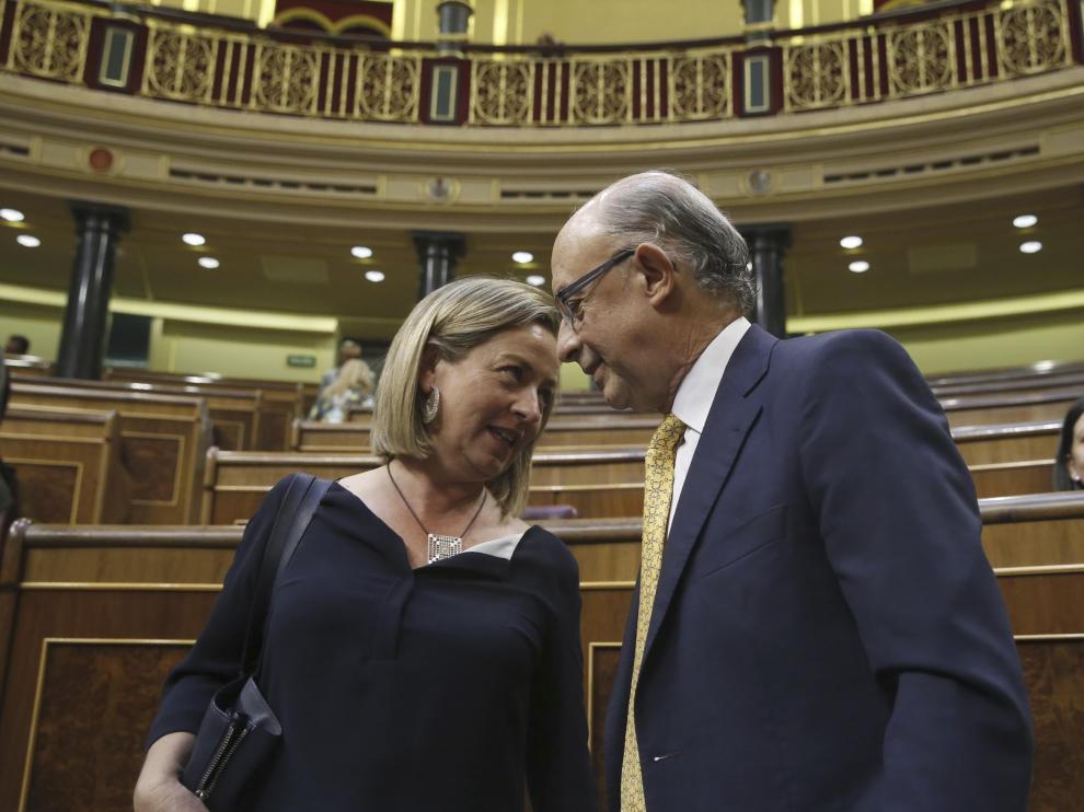 Montoro en el Congreso tras la aprobación del techo de Gasto