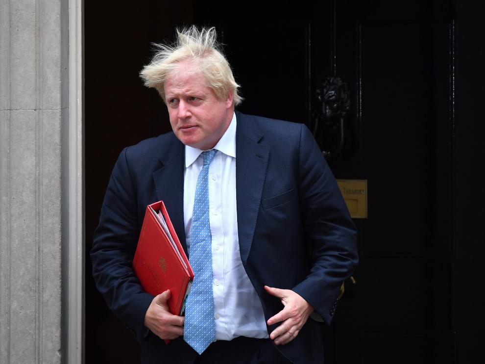 El ministro británico de Relaciones Exteriores, Boris Johnson.