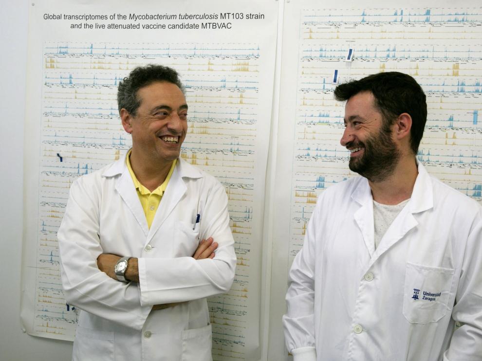 Nacho Aguiló y Carlos Martín, investigadores de la vacuna de la tuberculosis que podría sustituir a la existente