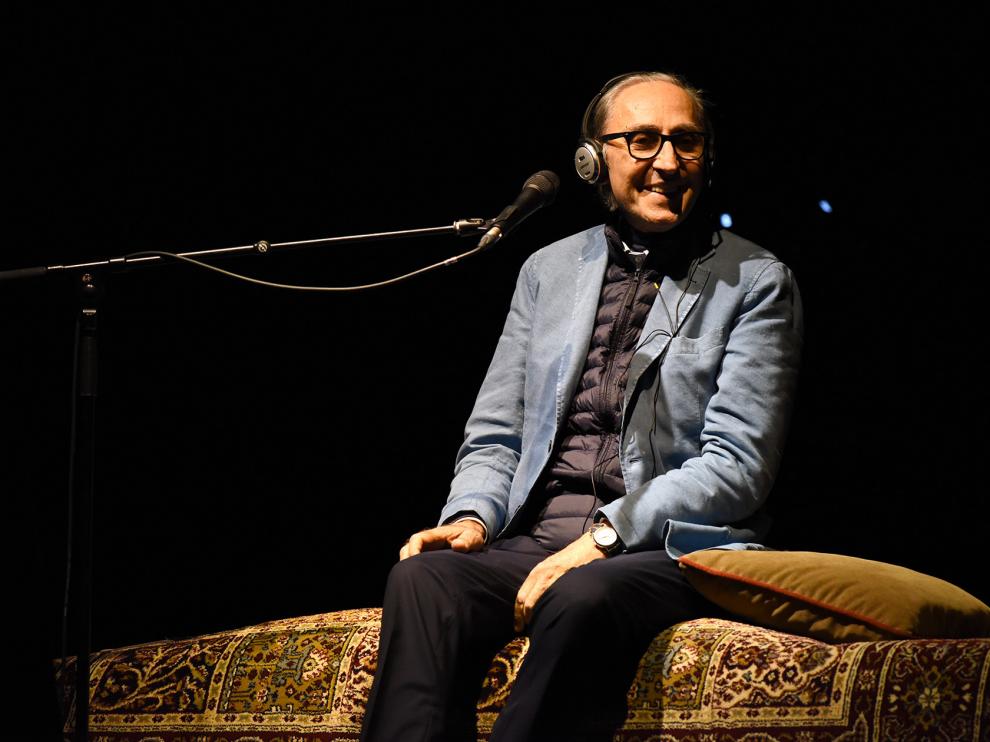 Franco Battiato en el escenario de Lanuza en Pirineos Sur