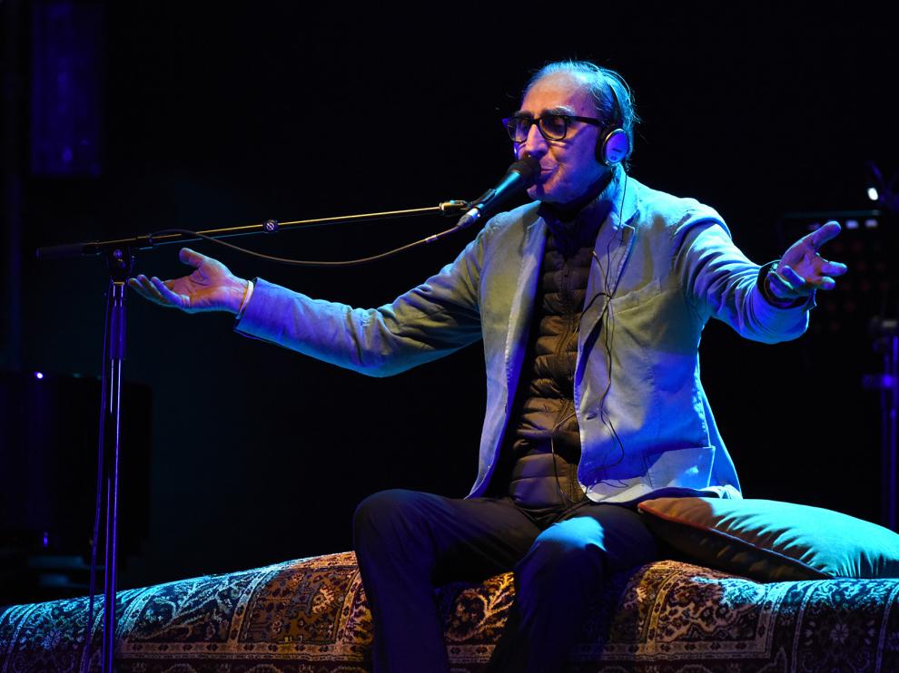Franco Battiato en el escenario de Lanuza en Pirineos Sur