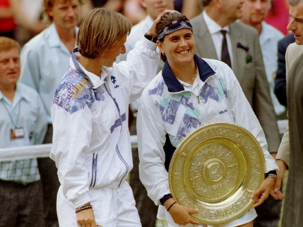 Conchita Martínez, ganadora de Wimbledon 1994.