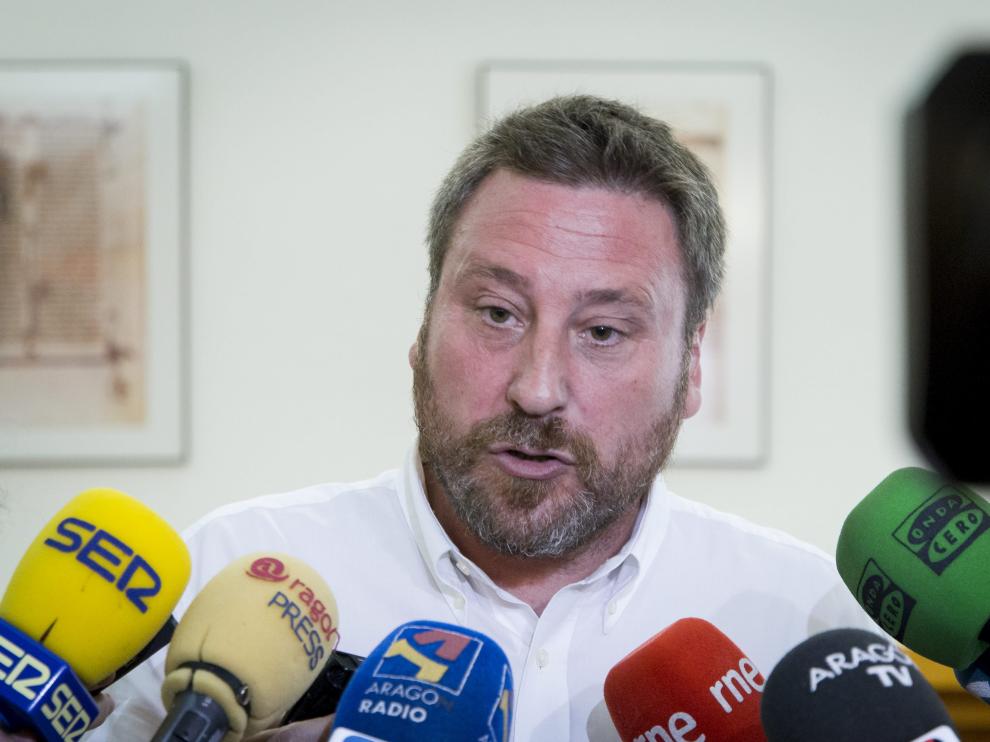 El consejero de Vertebración del Territorio del Gobierno de Aragón, José Luis Soro.