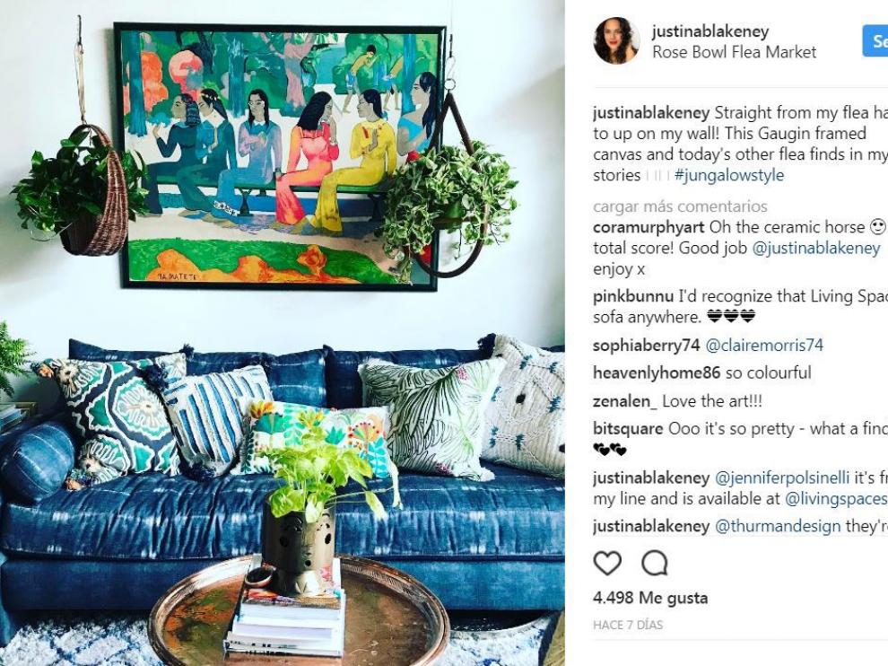 El salón de Justina Blakeney.