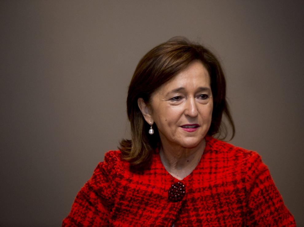 La directora de la Biblioteca Nacional, la aragonesa Ana Santos.