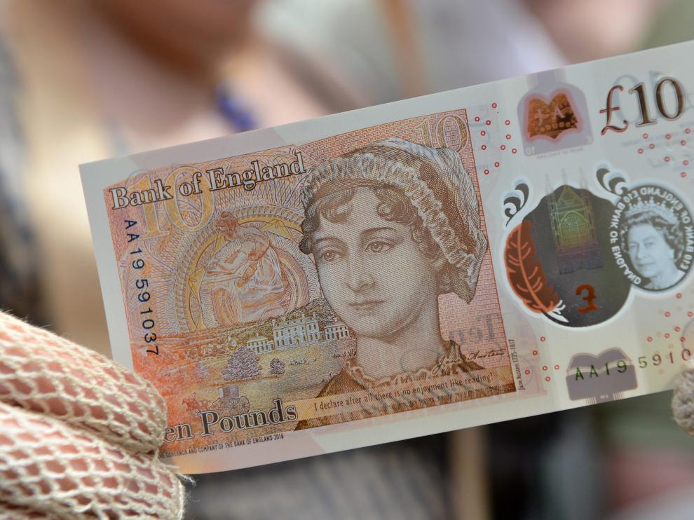 Imagen del nuevo billete de 10 libras