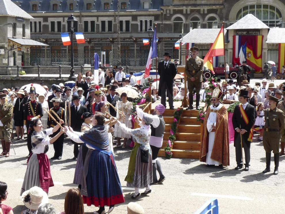 IV Recreación histórica de la apertura de la línea del Canfranc