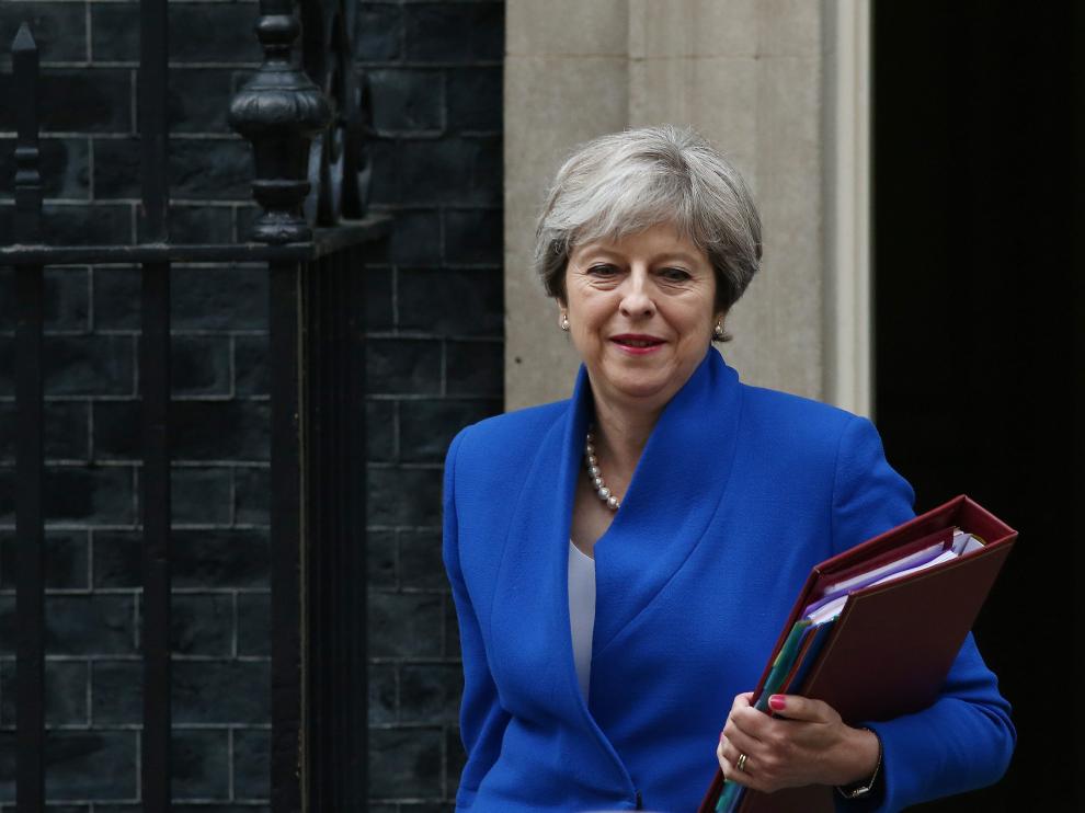 La primera ministra británica, Theresa May.