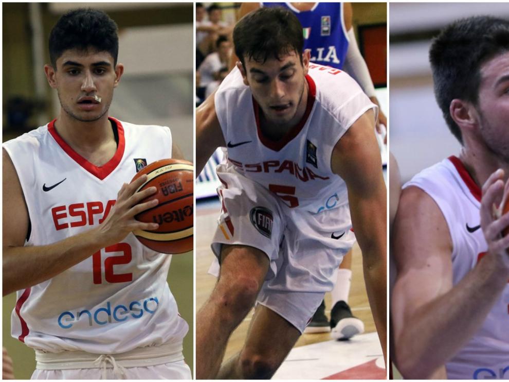 Marc Martí, Sergi García y Jonathan Barreiro.