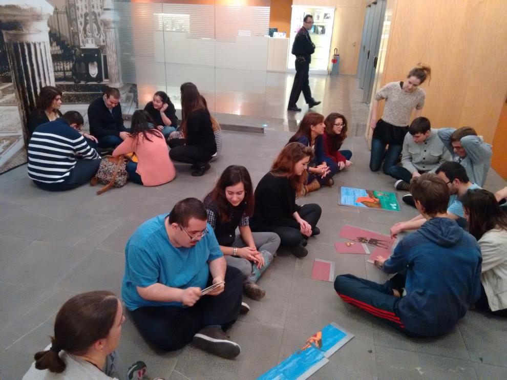 Una de las actividades culturales organizadas en Zaragoza.