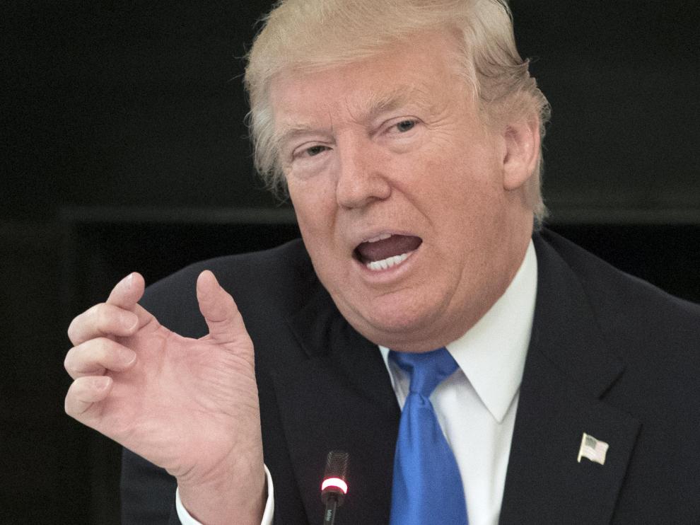 El presidente estadounidense, Donald Trump
