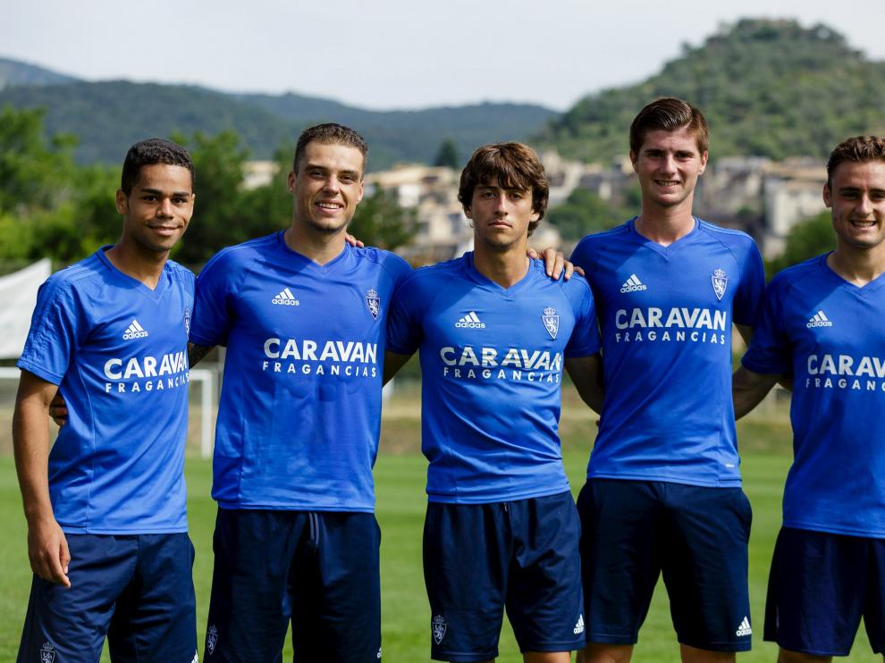 Raí, Pombo, Delmás, Zalaya y Lasure, los cinco canteranos que enriquecen el primer equipo.