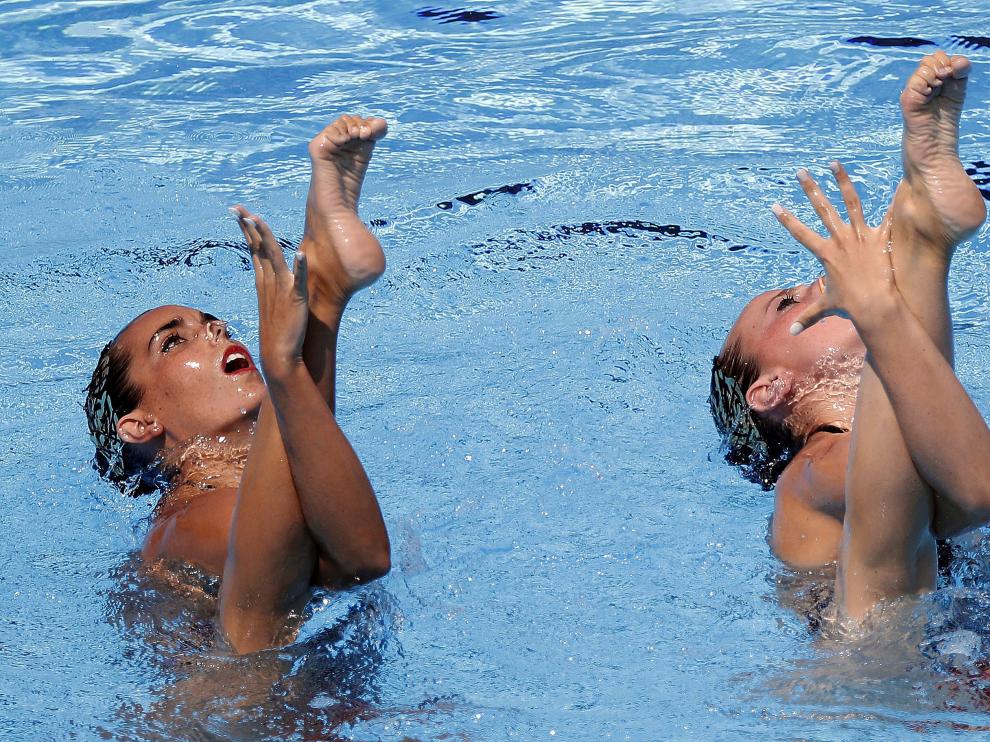 Ona Carbonell y Paula Ramírez han finalizado satisfechas su participación en las pruebas de dúo.