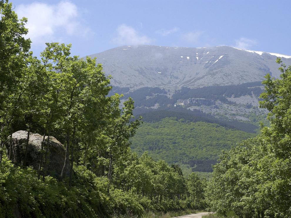 Desde Lituénigo, camino del corazón del Parque Natural del Moncayo.
