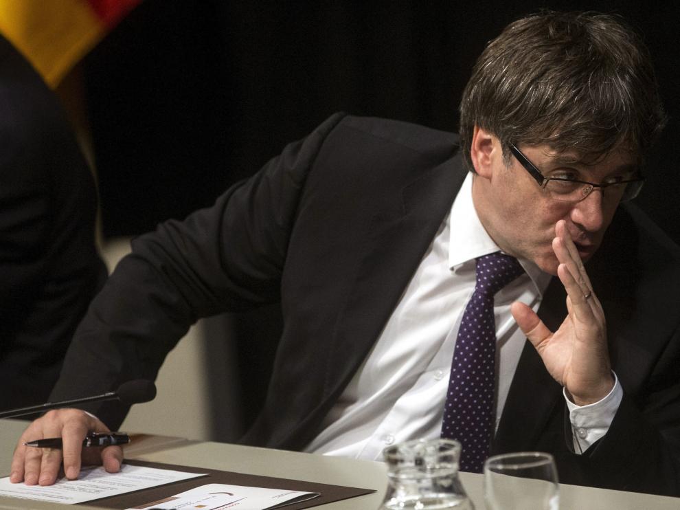 El presidente catalán Carles Puigdemont