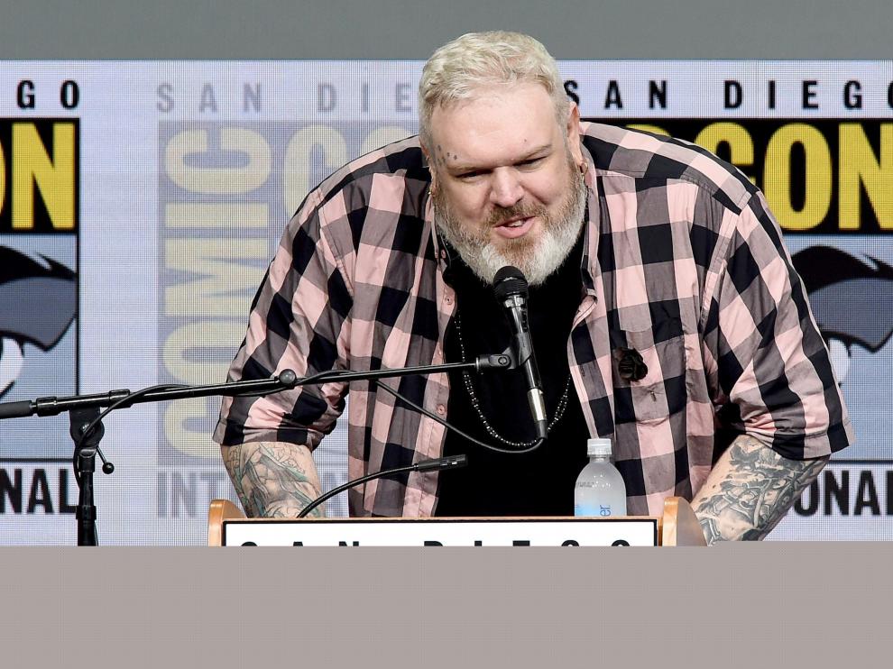 Los protagonistas de 'Juego de Tronos' este sábado en la Comic-Con.