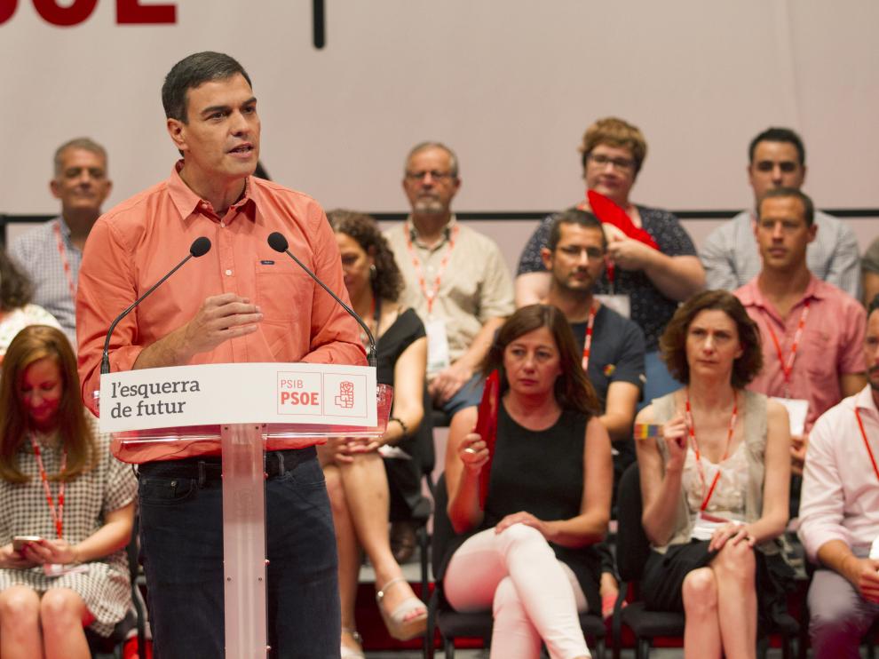 Pedro Sánchez en una imagen de este sábado.