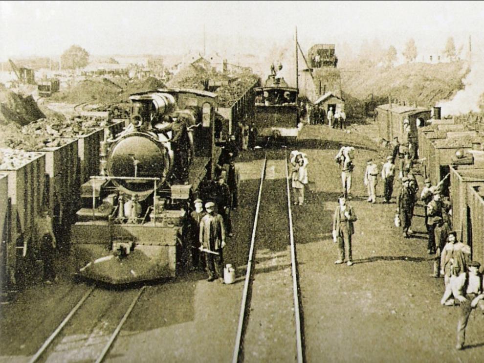 Estación del tren minero en Ojos Negros