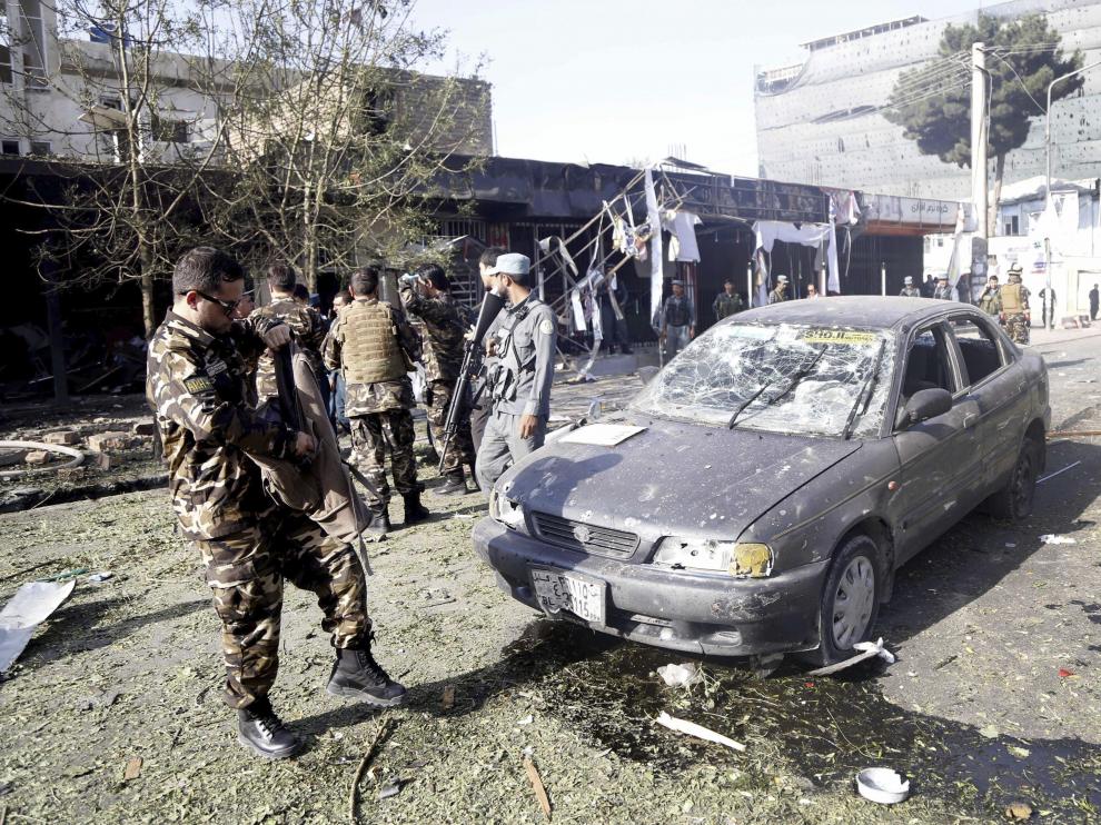 Según fuentes oficiales, el atentado ha causado 24 muertos y 42 heridos, todos ellos civiles.