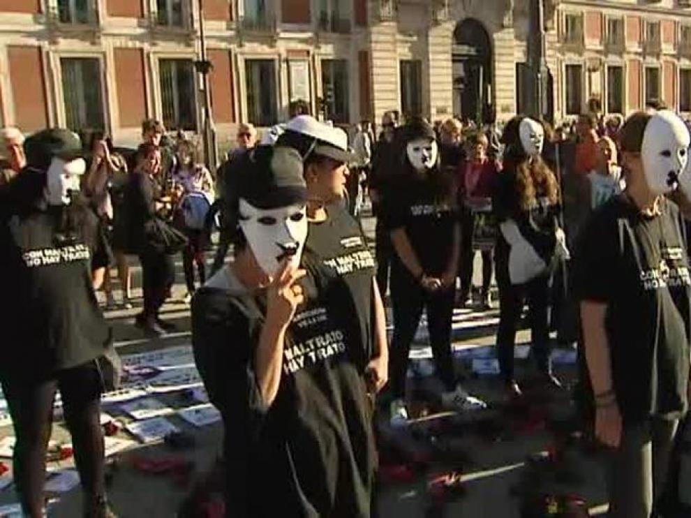 Concentración contra la violencia machista