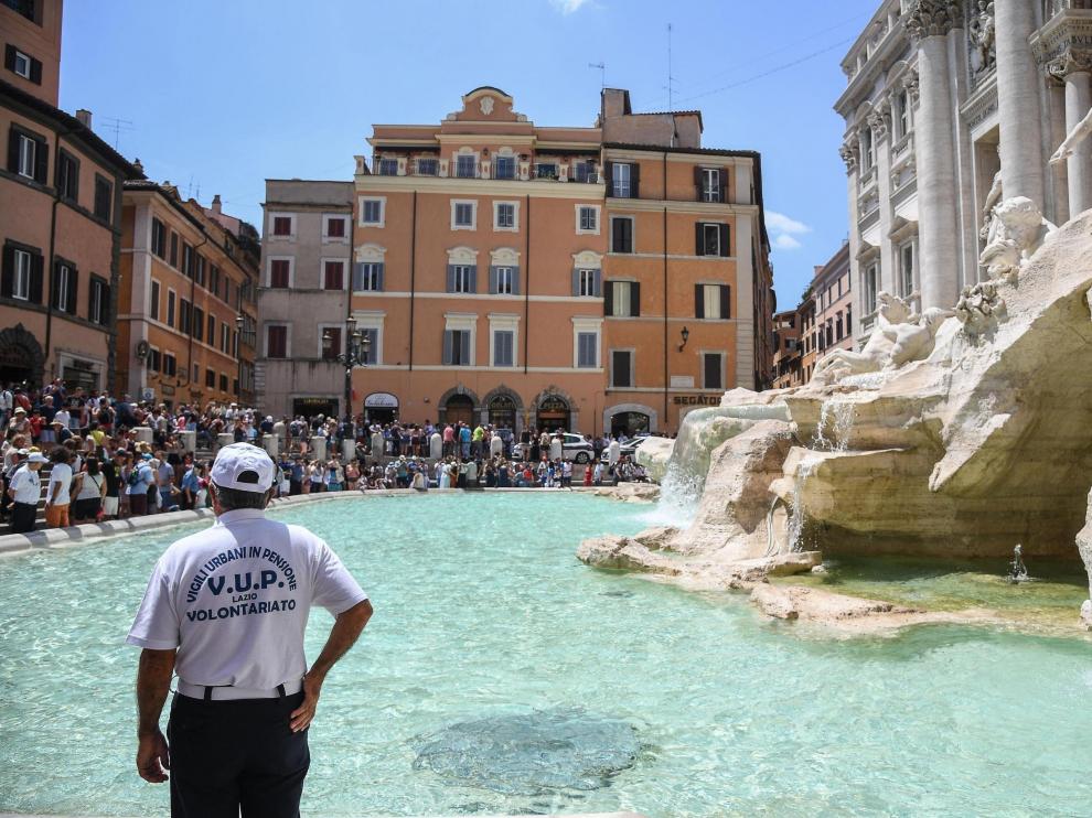 La Fontana de Trevi, Roma.