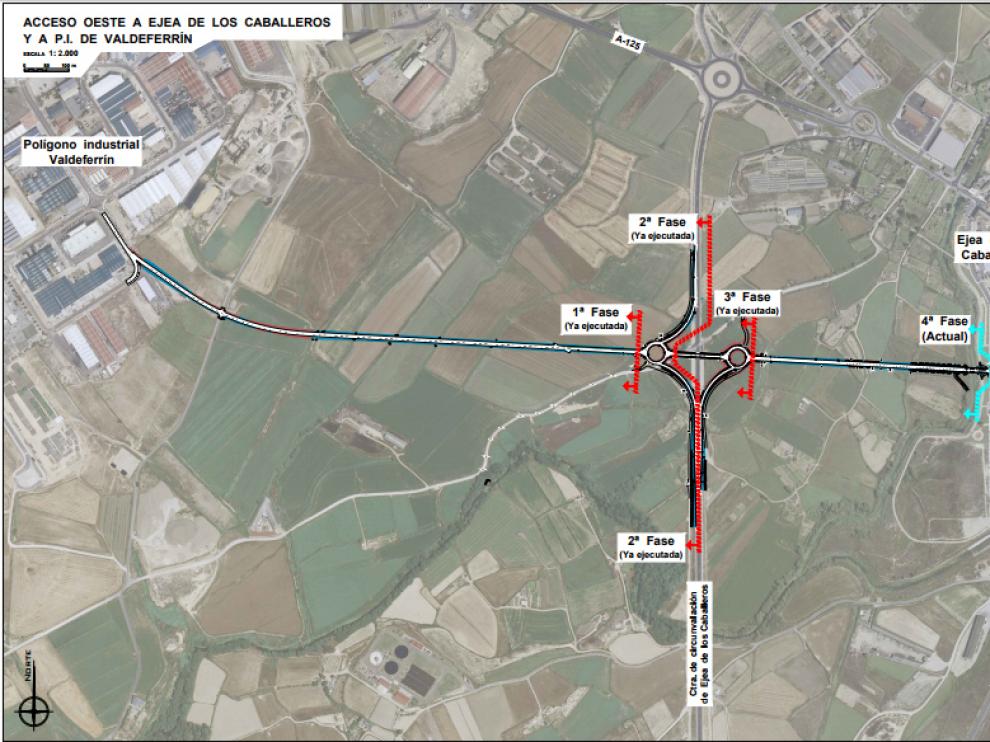 Plano de las obras.