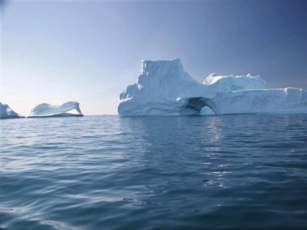 Icebergs avistados desde el Northabout.
