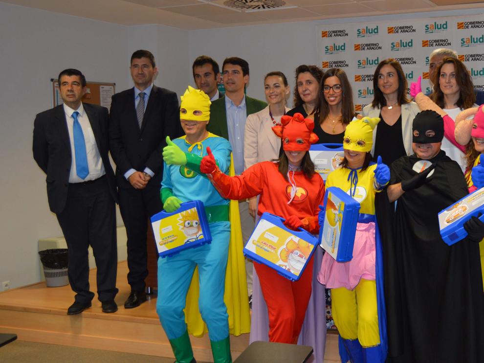 Los superhéroes acompañarán a los niños durante el proceso