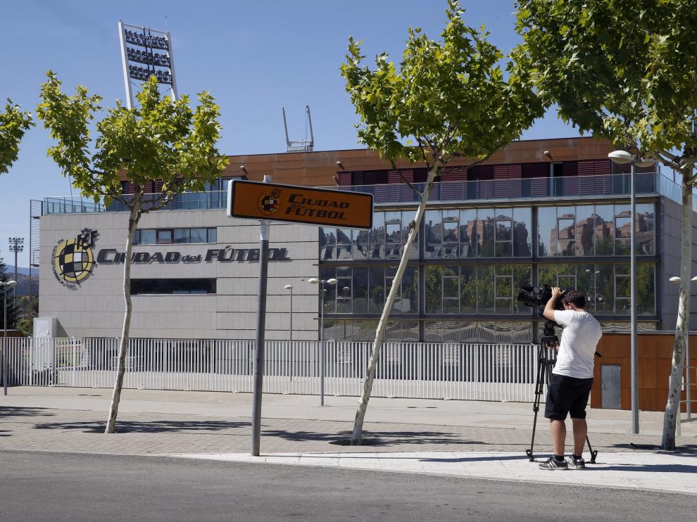 La Ciudad del Fútbol, en Madrid, sede de la Federación Española de Fútbol.