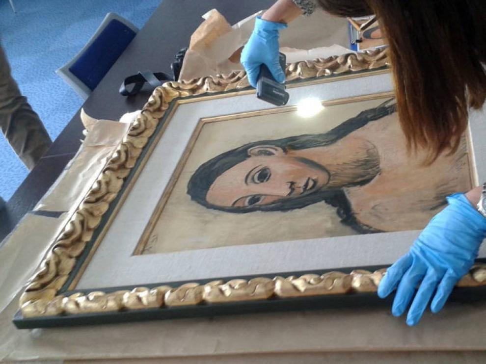 'Cabeza de mujer joven', el cuadro de Picasso que poseía Jaime Botín.