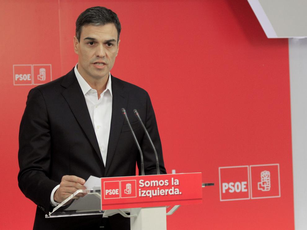 El secretario general del PSOE, Pedro Sánchez.