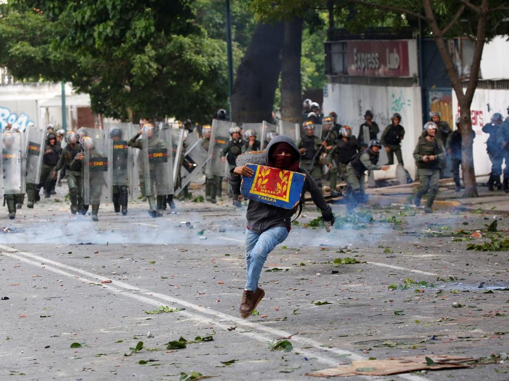 Las dos jornadas de paro intentan frenar las elecciones del domingo a la Asamblea Constituyente convocada por Nicolás Maduro.