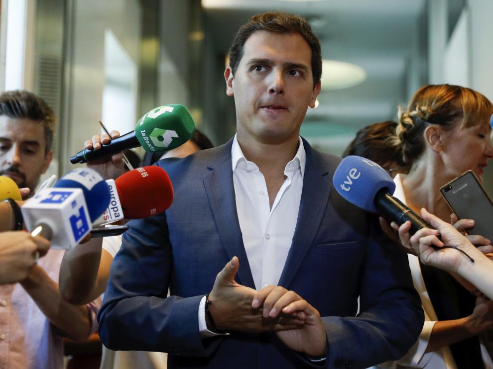 El líder del partido naranja, Albert Rivera.