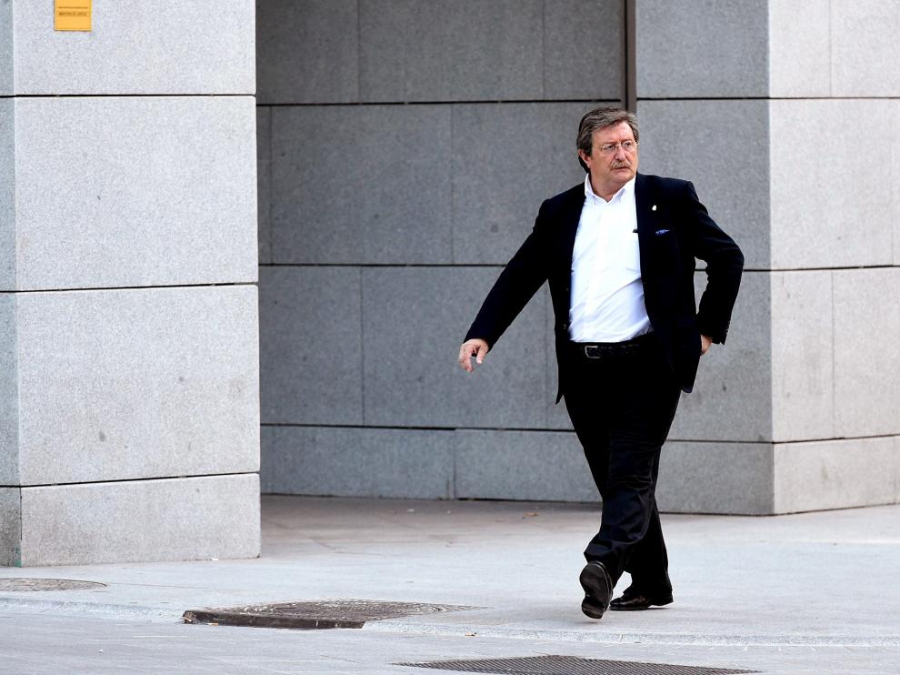 El recién nombrado presidente de la Real Federación Española de Fútbol (RFEF), Juan Luis Larrea.
