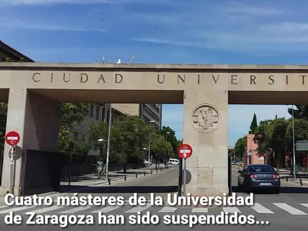 La Universidad de Zaragoza suspende cuatro másteres