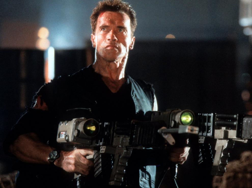 Arnold Schwarzenegger en Eraser.