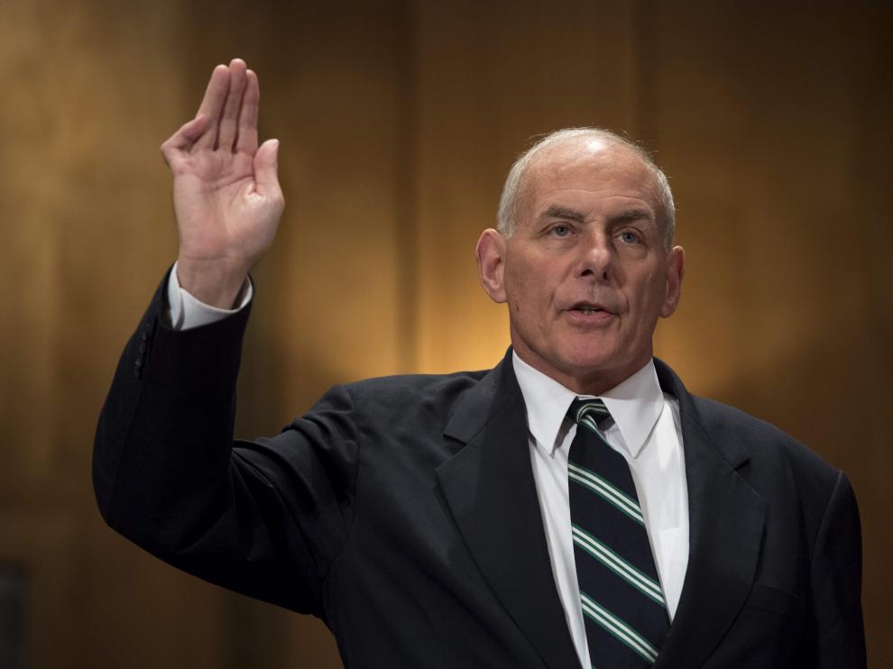 John Kelly, nuevo jefe de gabinete de Trump que sustituye a Priebus.