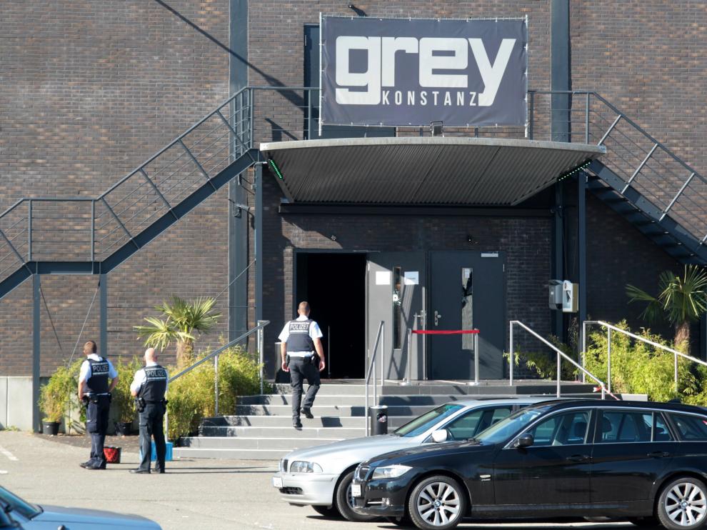 Discoteca Grey, donde se produjo el tiroteo, en Costanza (Alemania)