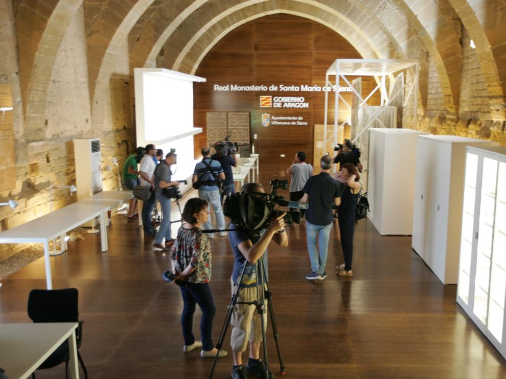 El Gobierno de Aragón esperó los bienes en Sijena hasta las 22.00 de este lunes.